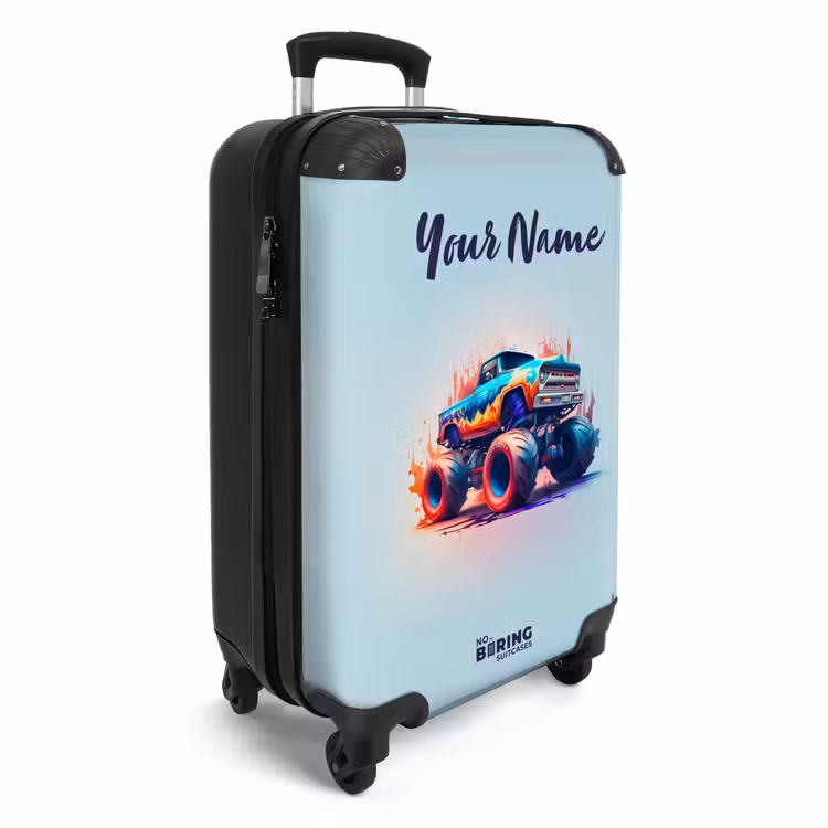 Suitcase with name - Fierce Wheels — 2
