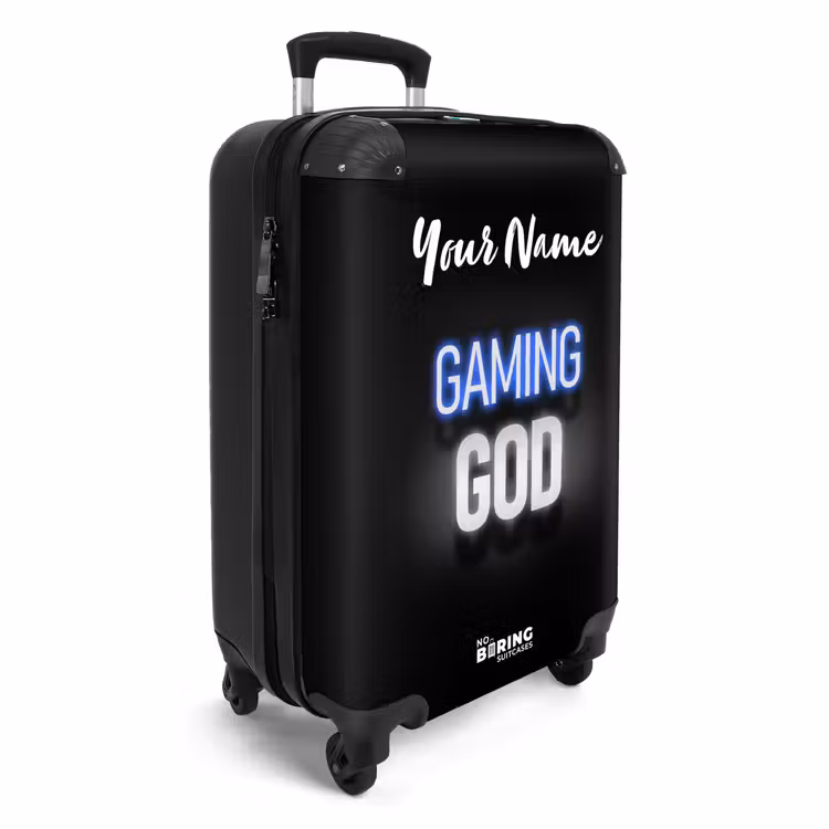 Suitcase with name - Gaming God — 2