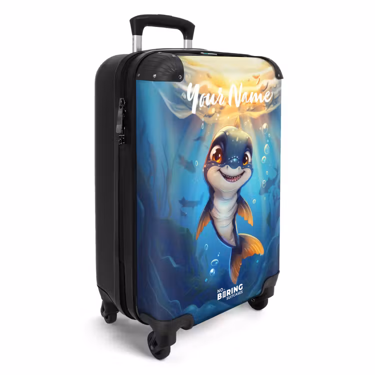 Suitcase with name - Harry shark — 2