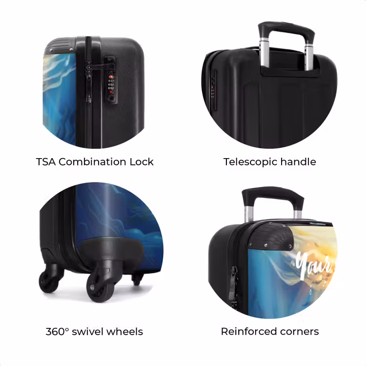 Suitcase with name - Harry shark — 8
