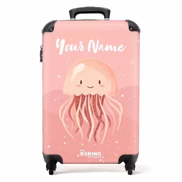 Suitcase with name - Klaske jellyfish — 1