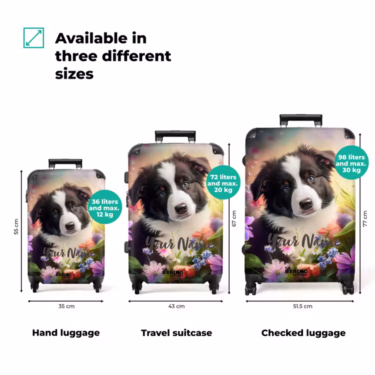 Suitcase with name - Lasse the Little Dog — 3