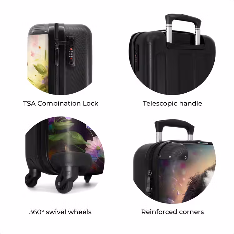Suitcase with name - Lasse the Little Dog — 8