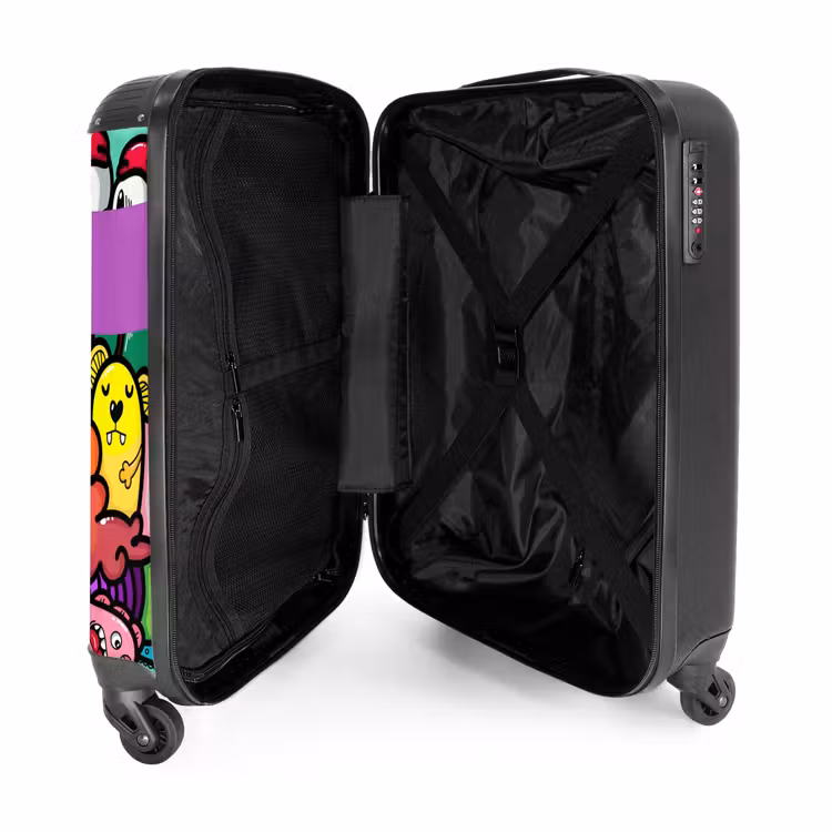 Suitcase with name - Merry Monster Chaos — 5