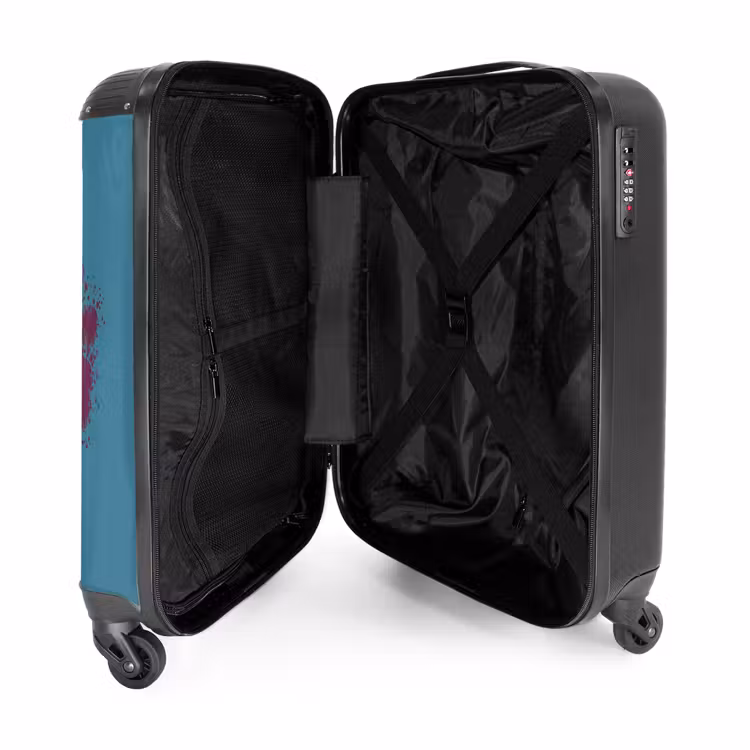 Suitcase with name - Monster Wheels — 5