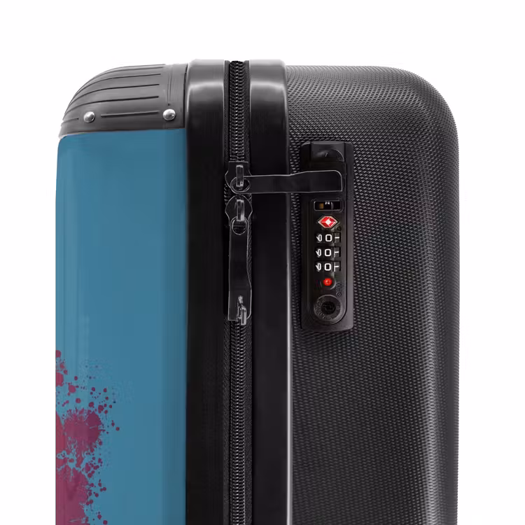 Suitcase with name - Monster Wheels — 6