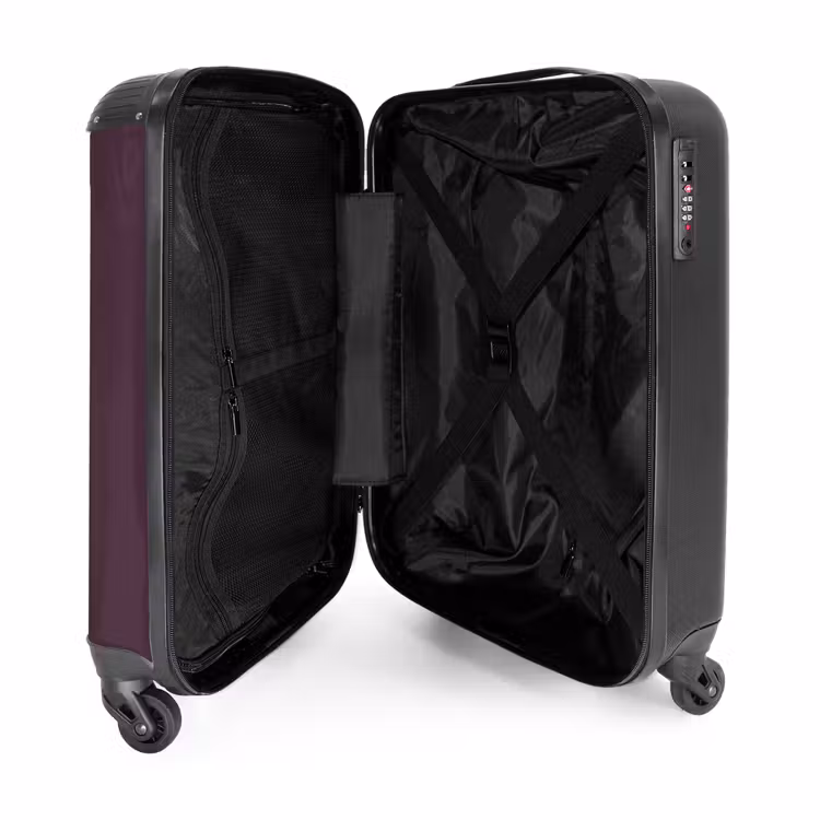 Suitcase with name - Neon Wheels — 5