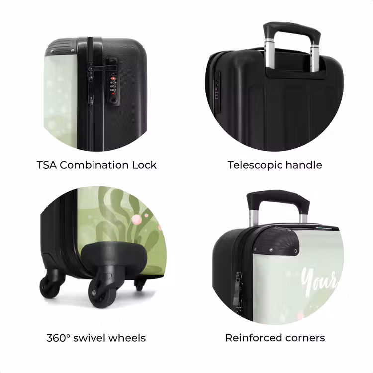 Suitcase with name - Olga octopus — 8