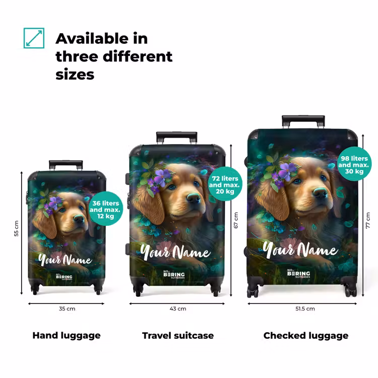 Suitcase with name - Polly Pup — 3