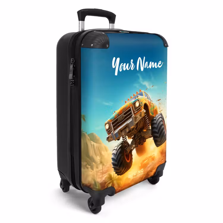 Suitcase with name - Sand Runner — 2