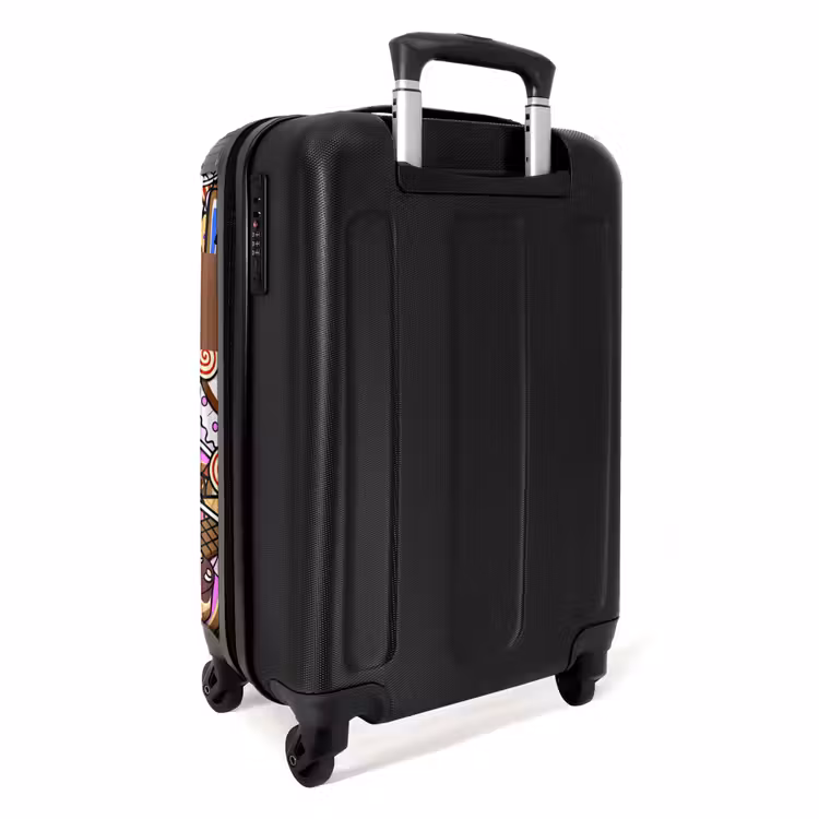 Suitcase with name - Sweet Candy World — 4