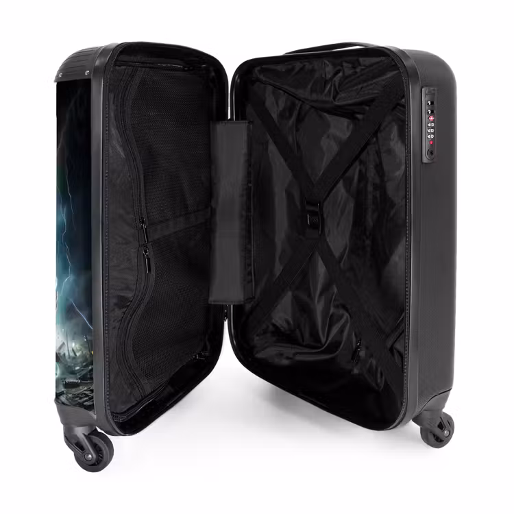 Suitcase with name - Thunder Wheels — 5
