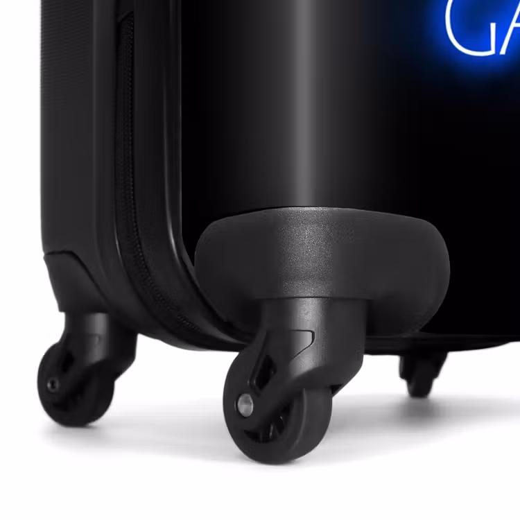 Suitcase with name - Warning Angry Gamer — 7