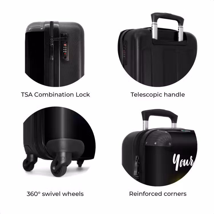 Suitcase with name - Warning Angry Gamer — 8