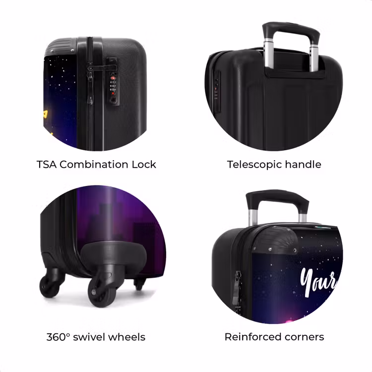 Suitcase with name - You Can't Control Me — 8