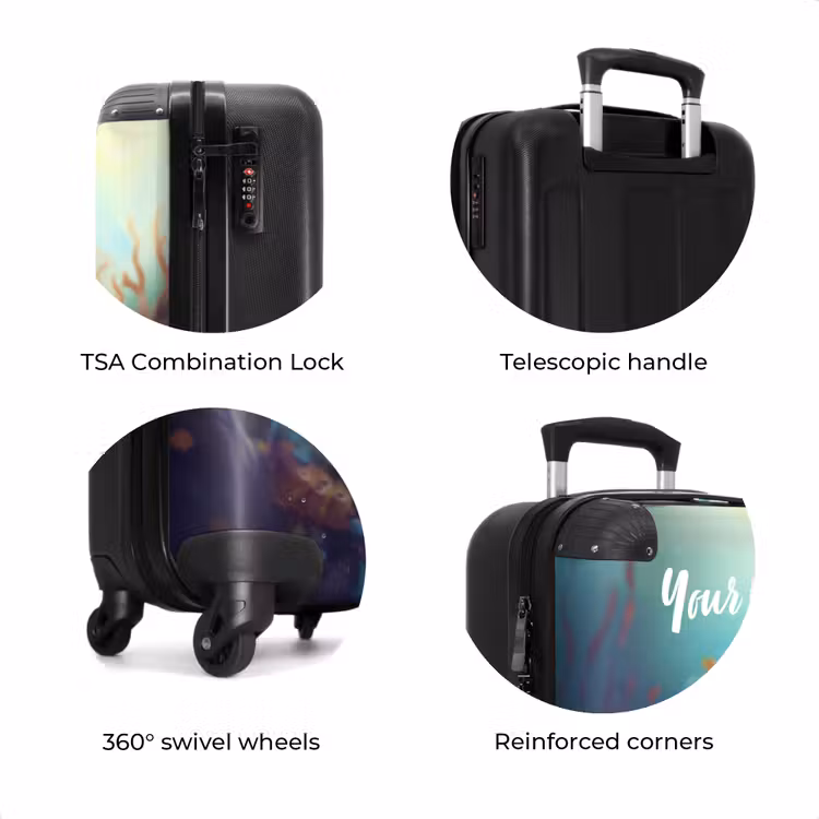 Suitcase with name - Zara seahorse — 8