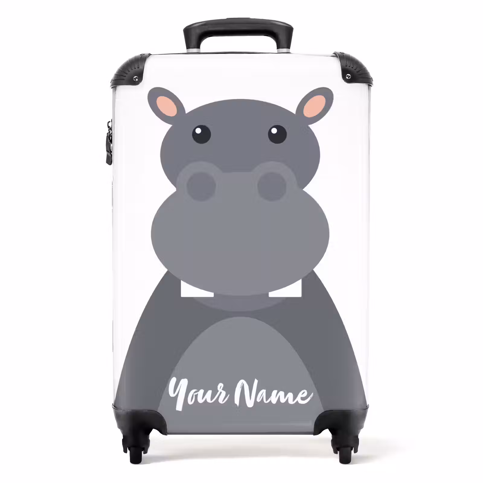 Suitcase with name - Nino hippo — 1