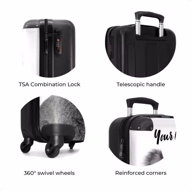 Suitcase with name - Chewing gum koala — 8