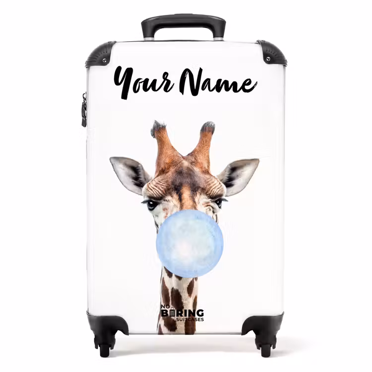 Suitcase with name - Chewing Kobus blue — 1