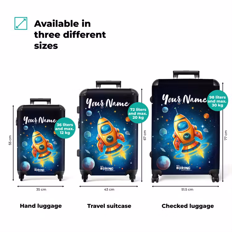 Suitcase with name - Comet cruiser — 3