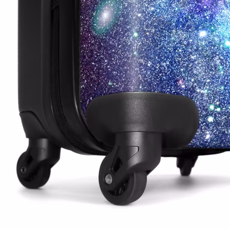 Suitcase with name - Cosmic explosion of color — 7