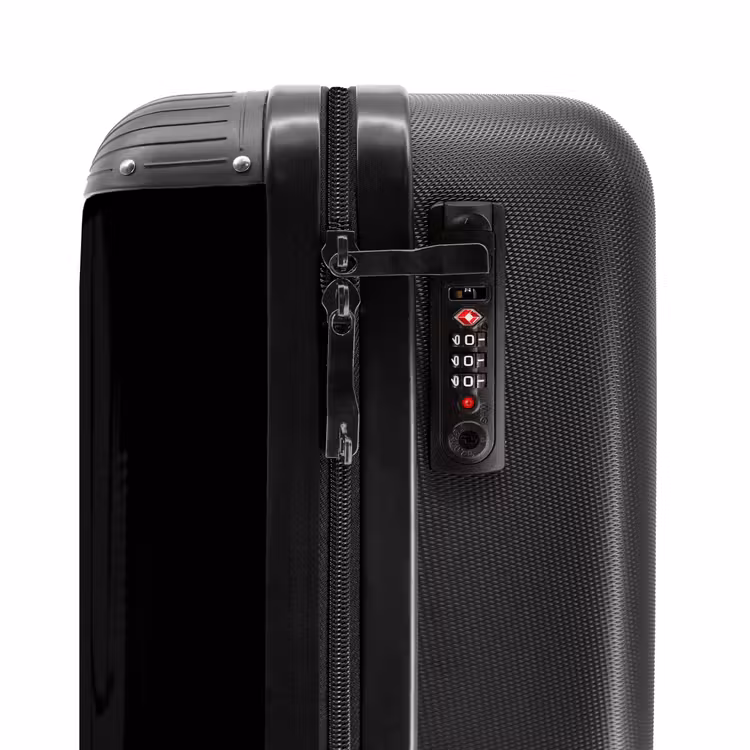 Suitcase with name - Elegant black horse — 6