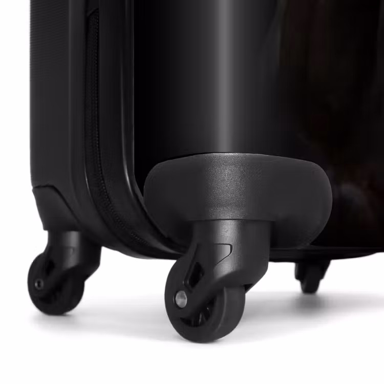 Suitcase with name - Elegant black horse — 7