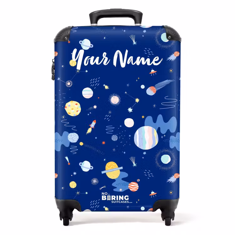 Suitcase with name - Galaxy Magic — 1