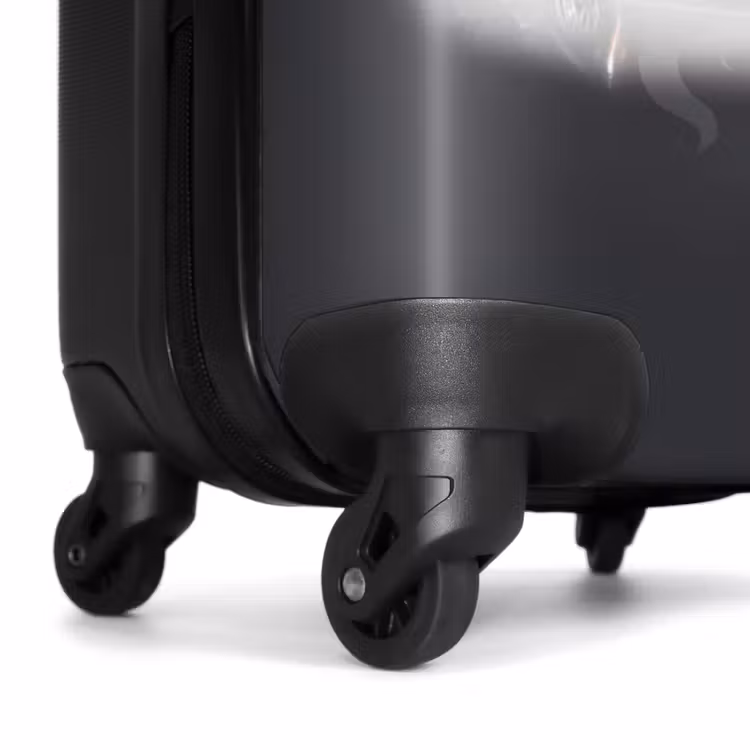 Suitcase with name - Gray car with gray flames — 7