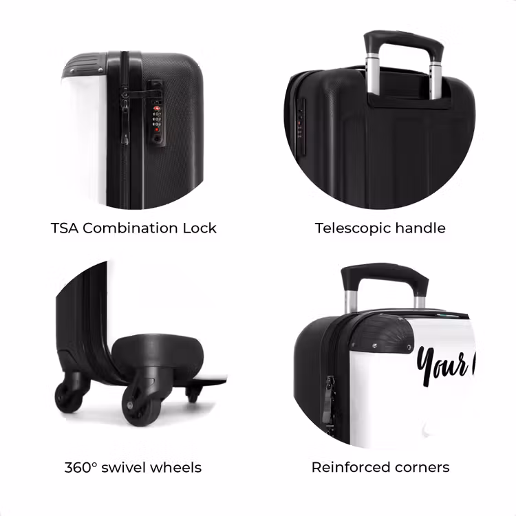 Suitcase with name - Kyra coral princess — 8