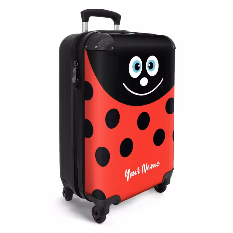 Suitcase with name - Lilly ladybug — 2