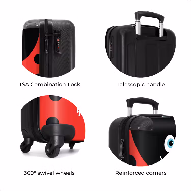 Suitcase with name - Lilly ladybug — 8