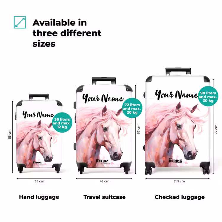 Suitcase with name - Pastel Prince — 3