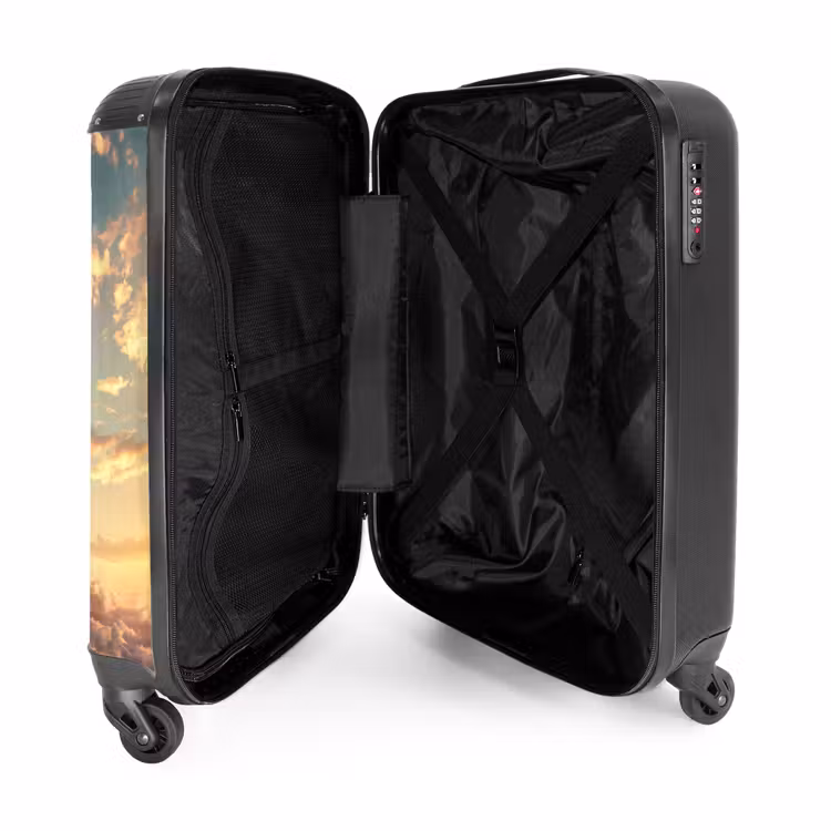 Suitcase with name - Pastel skyliner — 5