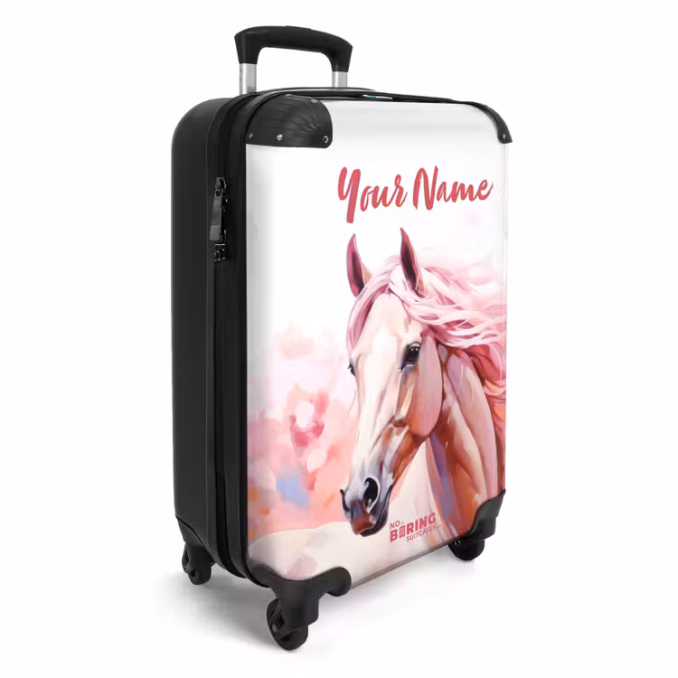 Suitcase with name - Pink Runner — 2