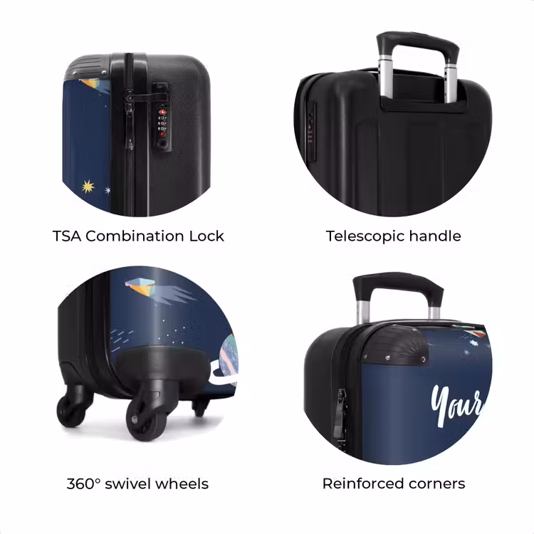 Suitcase with name - Planetarium — 8