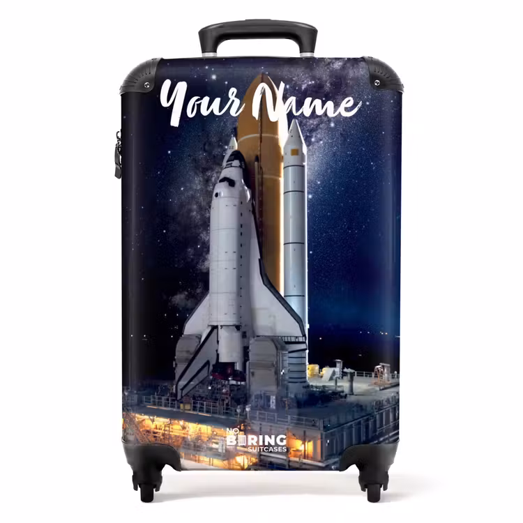 Suitcase with name - Rising rocket — 1