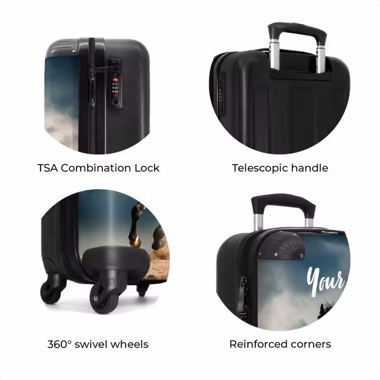 Suitcase with name - Sandy in storm — 8