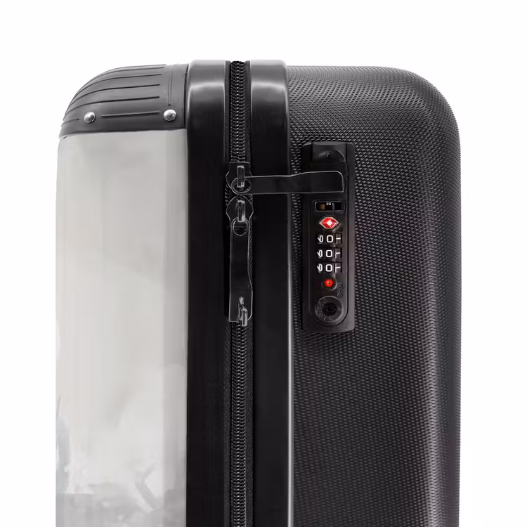 Suitcase with name - Static Portrait of a Black Horse — 6