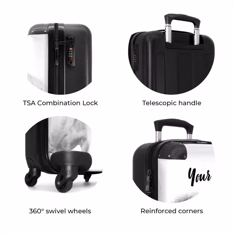 Suitcase with name - Sympathetic span — 8
