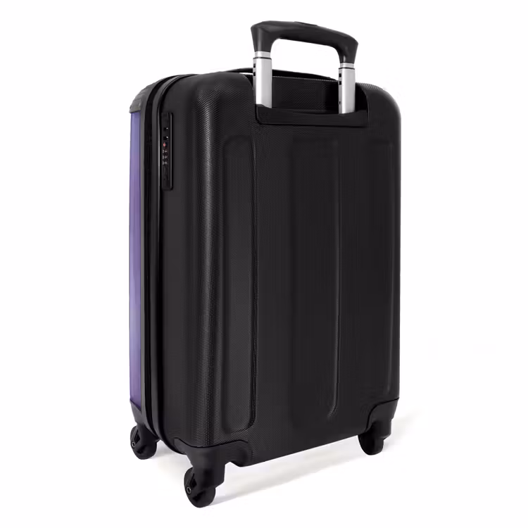 Suitcase with name - Yellow car with pink flames — 4