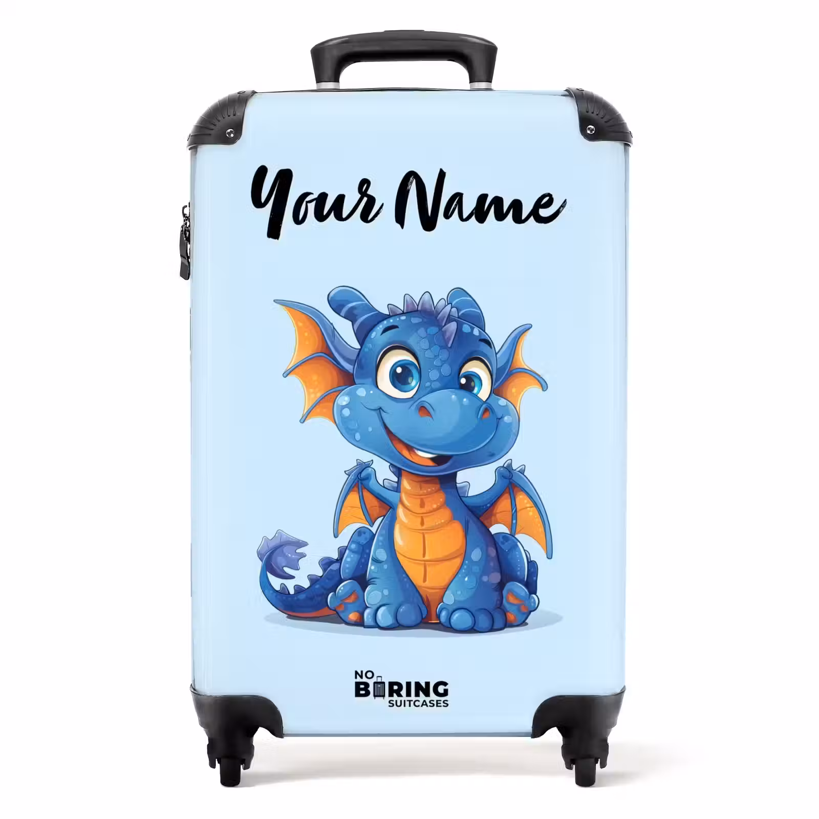 Suitcase with name - Dinky dragon — 1