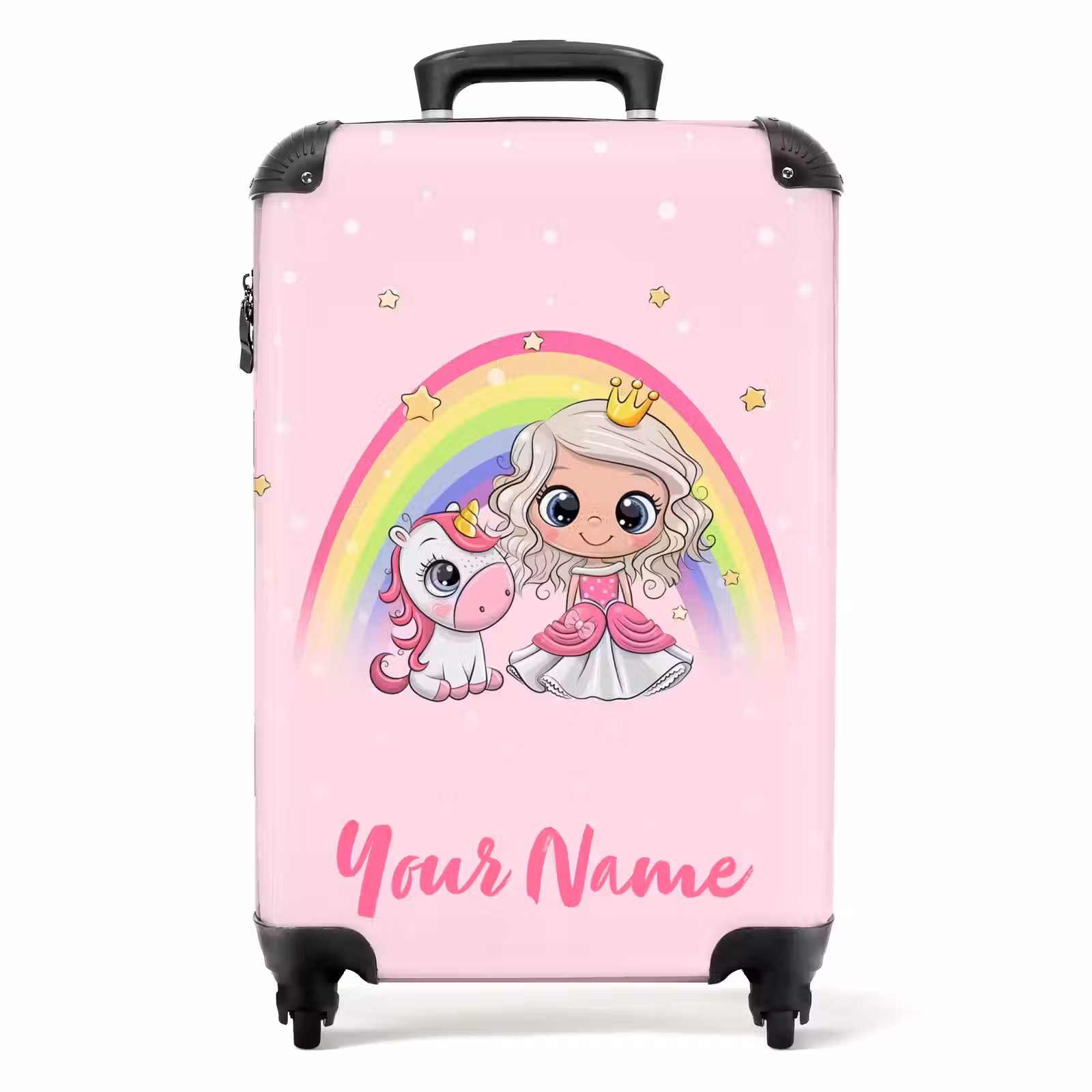 Suitcase with name - Eva unicorn princess — 1