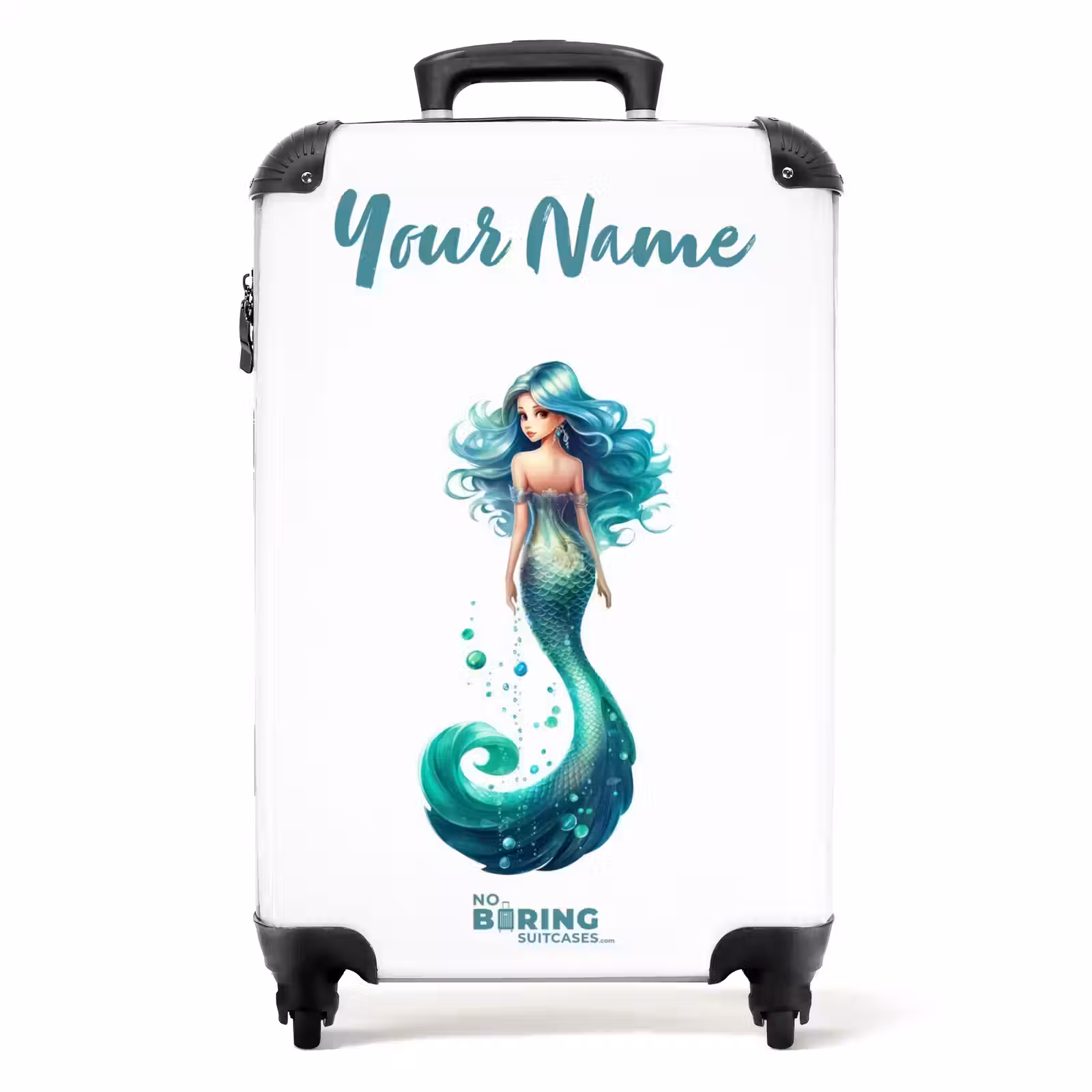 Suitcase with name - Sandra emerald — 1
