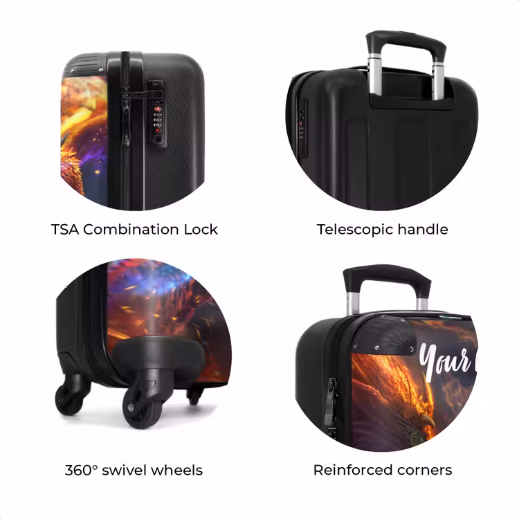 Suitcase with name - Chroma warrior — 8