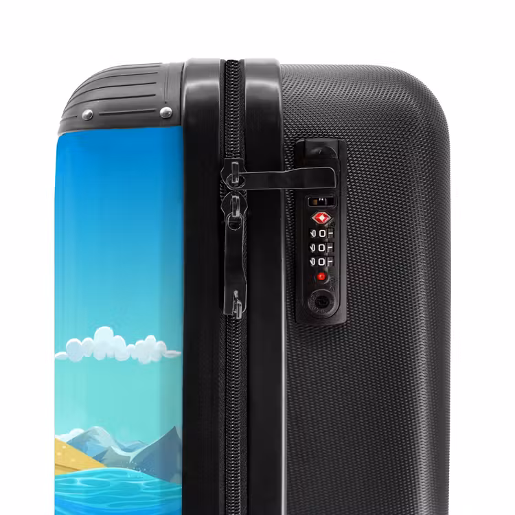 Suitcase with name - Coral Caper — 6