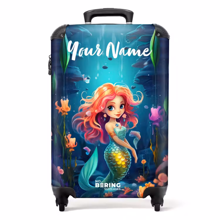 Suitcase with name - Coral Queen — 1