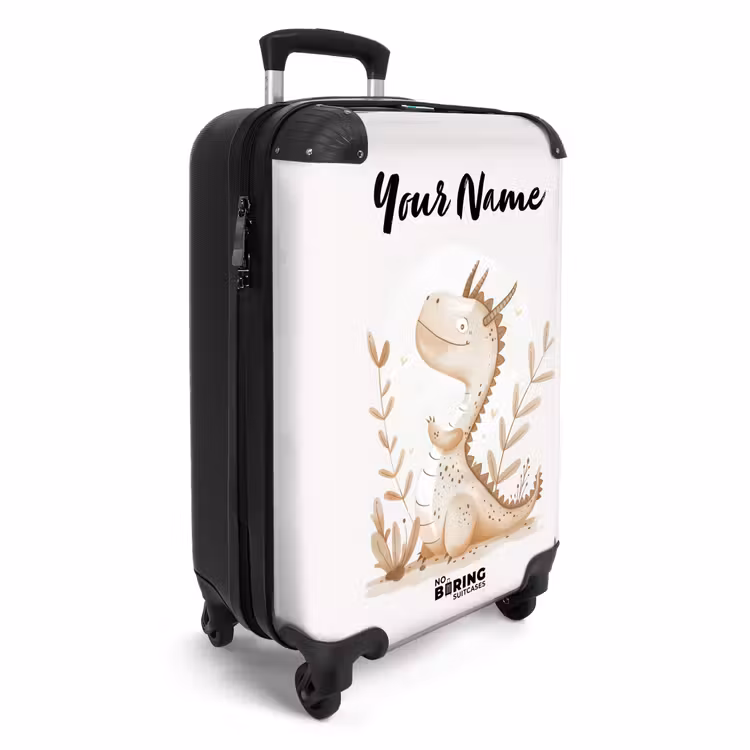 Suitcase with name - Dobby dragon — 2