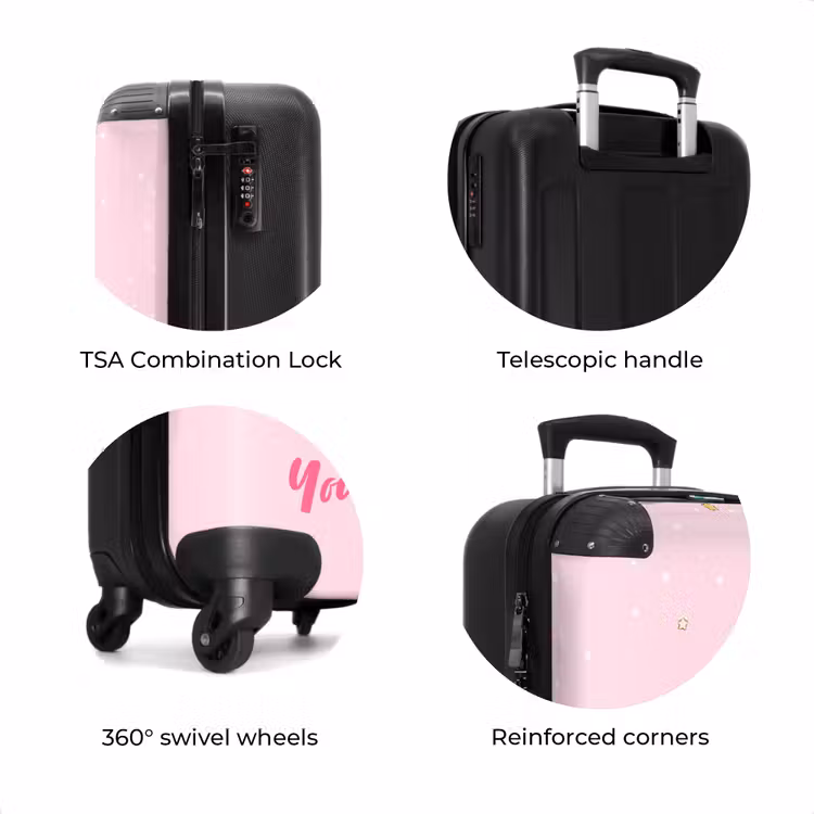 Suitcase with name - Eva unicorn princess — 8