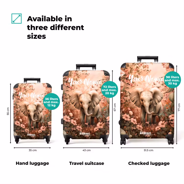 Suitcase with name - Flora flapoor — 3